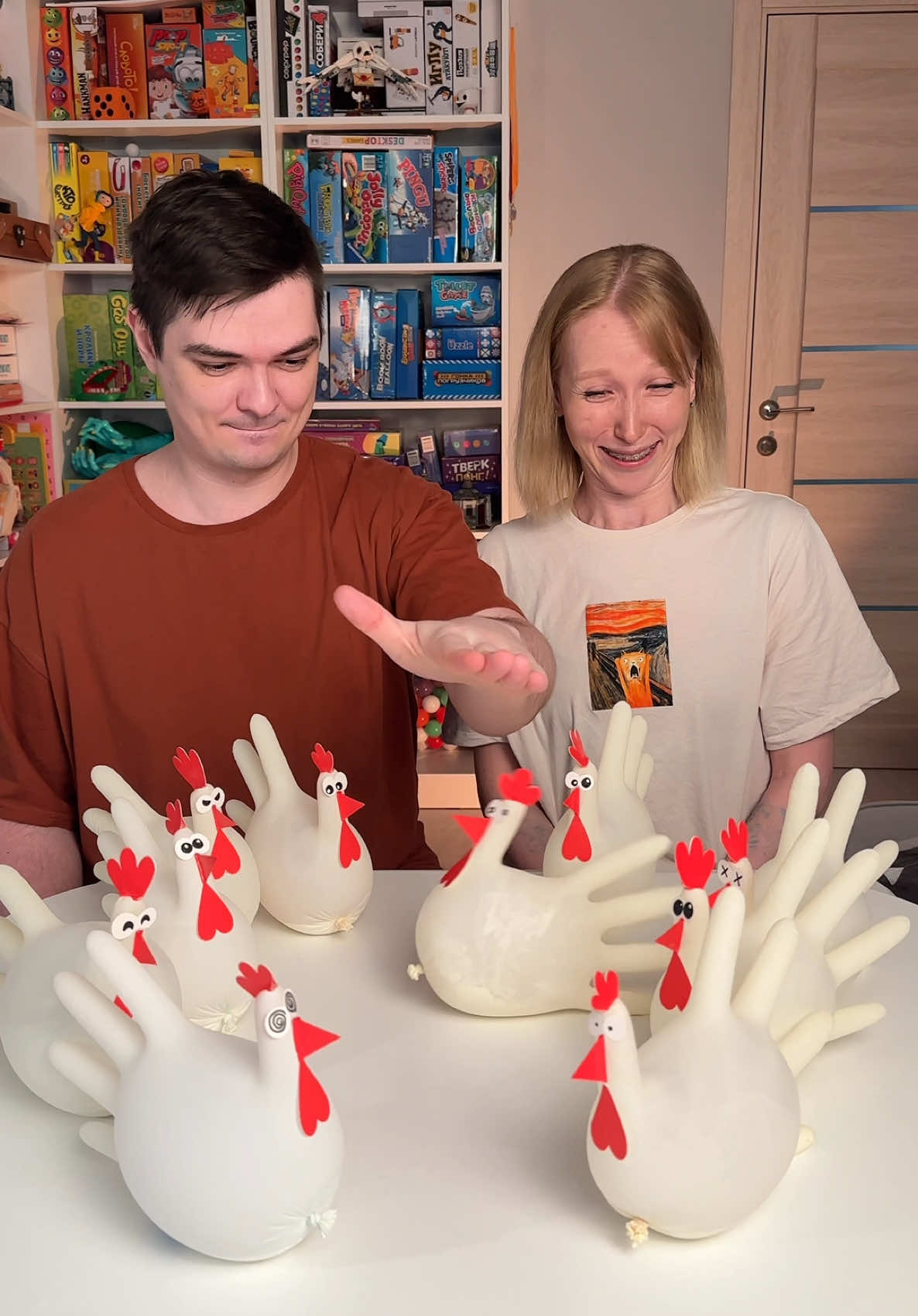 Найди в каждой курочке секретный цвет🐔 #настольныеигры #настолки #boardgames #boardgame
