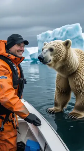 #Rescue team saves life of a bear 🐻‍❄️