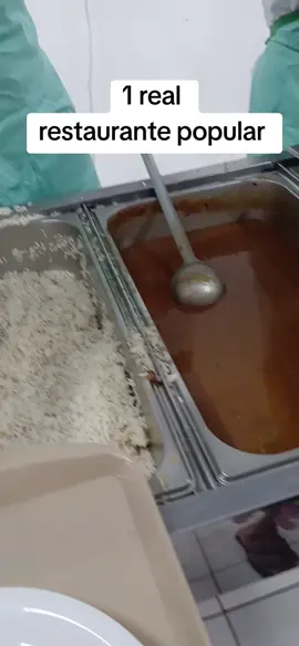 1 real o almoço  restaurante popular ##viraliza 