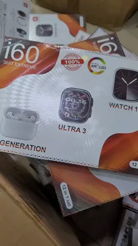 i60 Extreme Suit 12in1 smartwatch  Two watches Two pouches One 5th generation airpod 7 straps 3 chargers Available in black, gold and silver colours (watch face and metal straps colour) Perfect as a couple smartwatch.  #i60extreme  #couplesmartwatch 