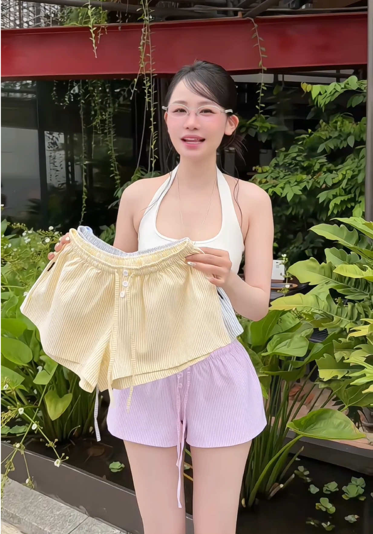 Quần short xinh dễ mặc #trinhlunglinh96 #fashion #review 