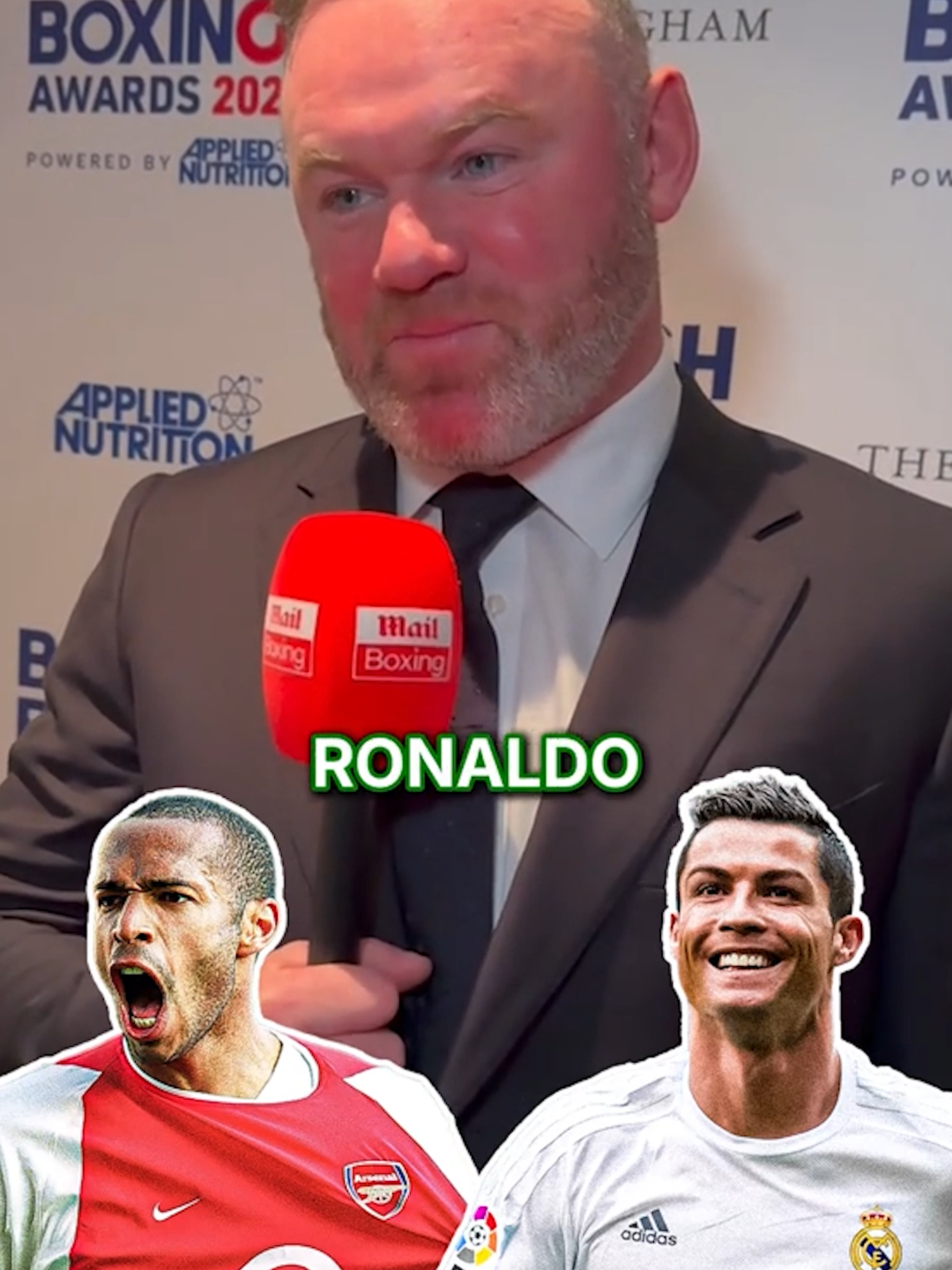 Rooney pick between Cristiano Ronaldo vs Messi #ronaldo #messi #championsleague