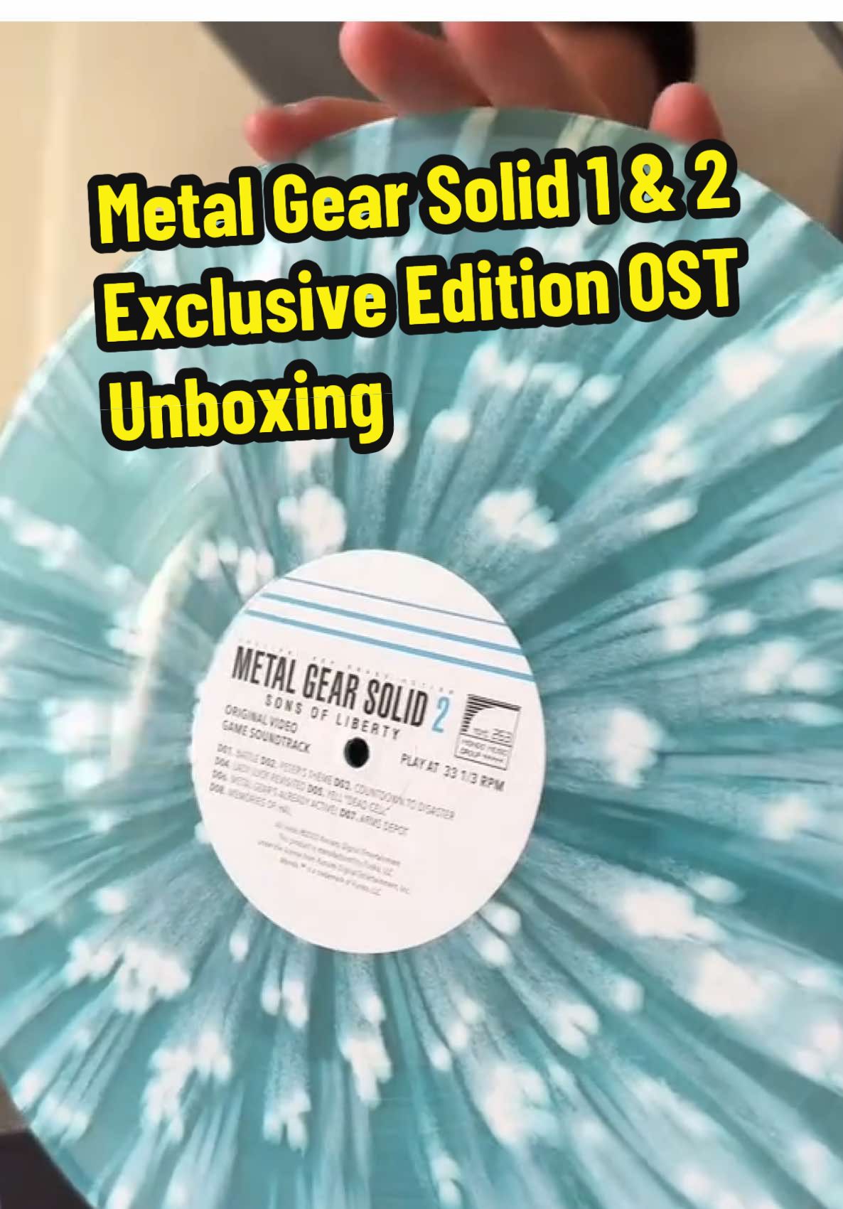 Peut-être les plus beaux vinyles de ma collection ! ❗️🐍 #Vinyl #VinylTok #VinylRecords #Unboxing #MetalGearSolid #MGS #MGS2 
