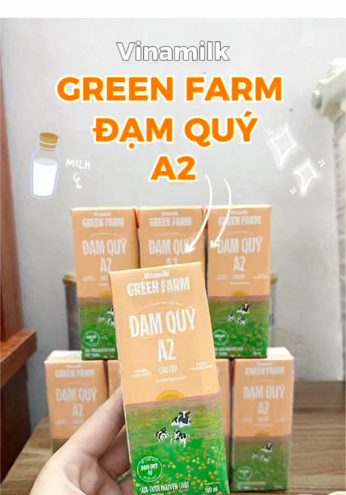 GREEN FARM “ Đạm Quý A2 “ vừa ra mắt  Mom nào đang cho bé dùng sữa Vinamilk thì ko thể bỏ qua e A2 này nhé.  Vinamilk đợt này ra toàn sản phẩm chất lượng quá luôn . Bảng thành phần đẹp như sữa ngoại mà giá thì Việt Nam . iuu quá Việt Nam! Ơi  #vinamilk #vinamilka2 #greenfarm #damquya2 #suatuoichobe #xuhuong  #CapCut 