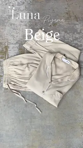 lunaa beigee readyy🫶🏻🧸piyama #pajamas #murahnikmatlezat #piyamarachelvennya #rachelvennya #bajutidur #bajutidurrayon #wearingkenz #piyamakekinian #piyamamurah #piyamarayon #piyamaviral #jumathemat #onesetrayon #pajamaset #oneset #piyamarayonpremium #piyamaadem