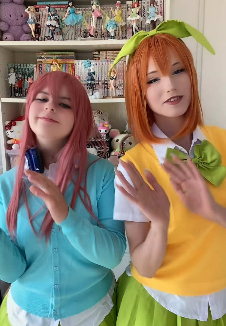 with my little sister ! :) #mikunakano #mikunakanocosplay #yotsuba #quintessentialquintuplets #yotsubacosplay #yotsubanakano #nakanoyotsuba #yotsubanakanocosplay  #cosplay #cosplaygirl #cosplaywoman #animegirl #animecosplay #mangacosplay #cosplaycommunity #cosplaytrend #cosplayer #trending #trend #fyp #foryou #コスプレ少女  #コスプレ