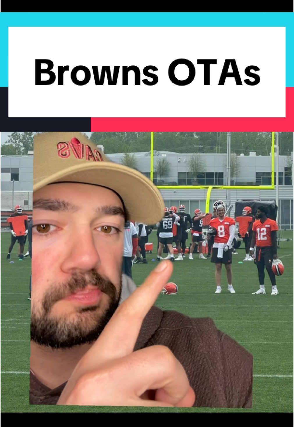 Browns OTAs will be the most heavily covered media event in 2025. #breakingnews #nfl #football #nflfootball #browns #clevelandbrowns