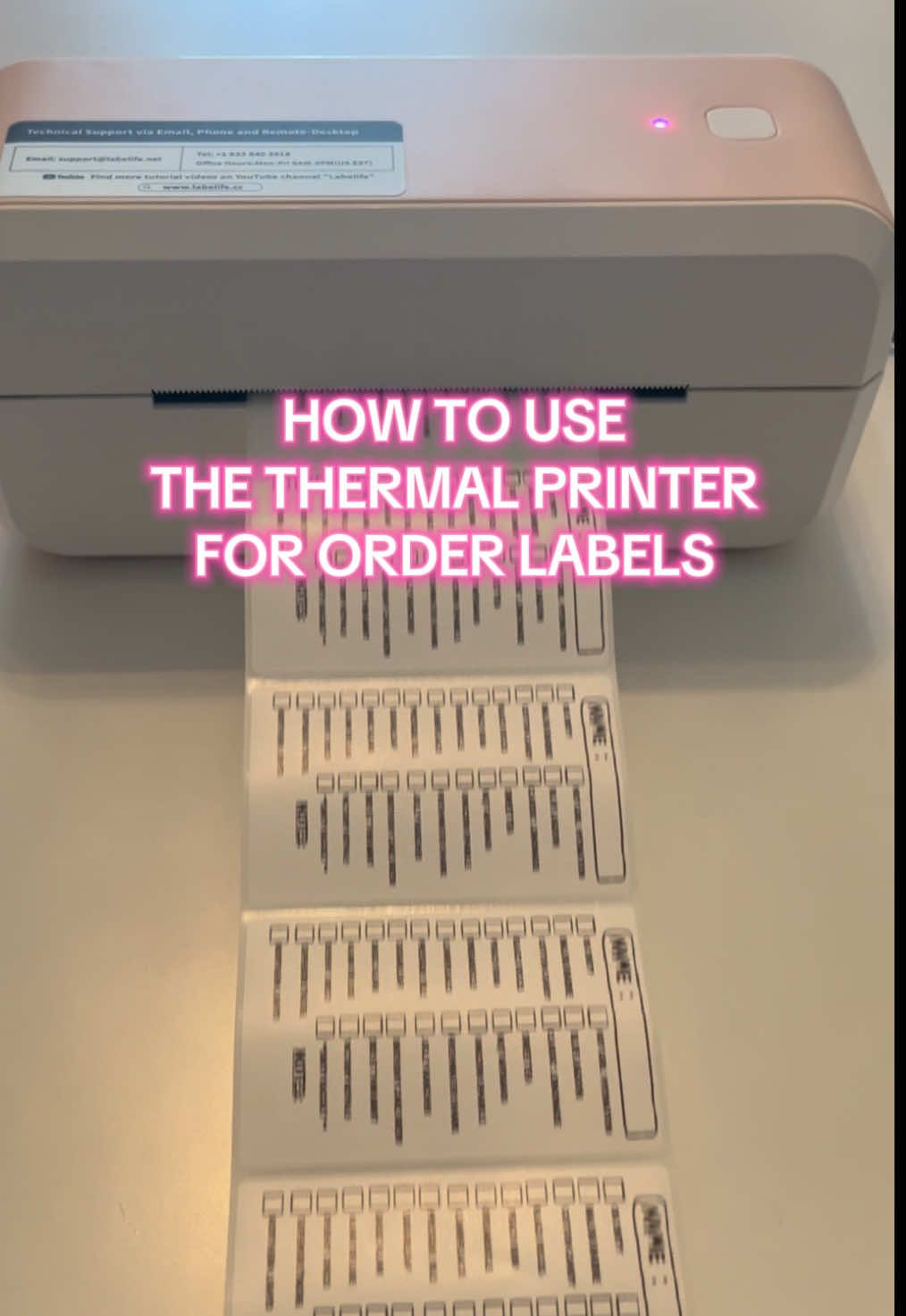 How to print order labels for cups on your thermal printer! (check bio to 🛒) #SmallBizTips #ThermalPrinterHack #DirtySodaBusiness #IcedCoffeeVibes #MobileDrinkBusiness #OrderLabelHack #EfficientAF  #dirtysoda  #coffeeshop #MobileDrinkBusiness 