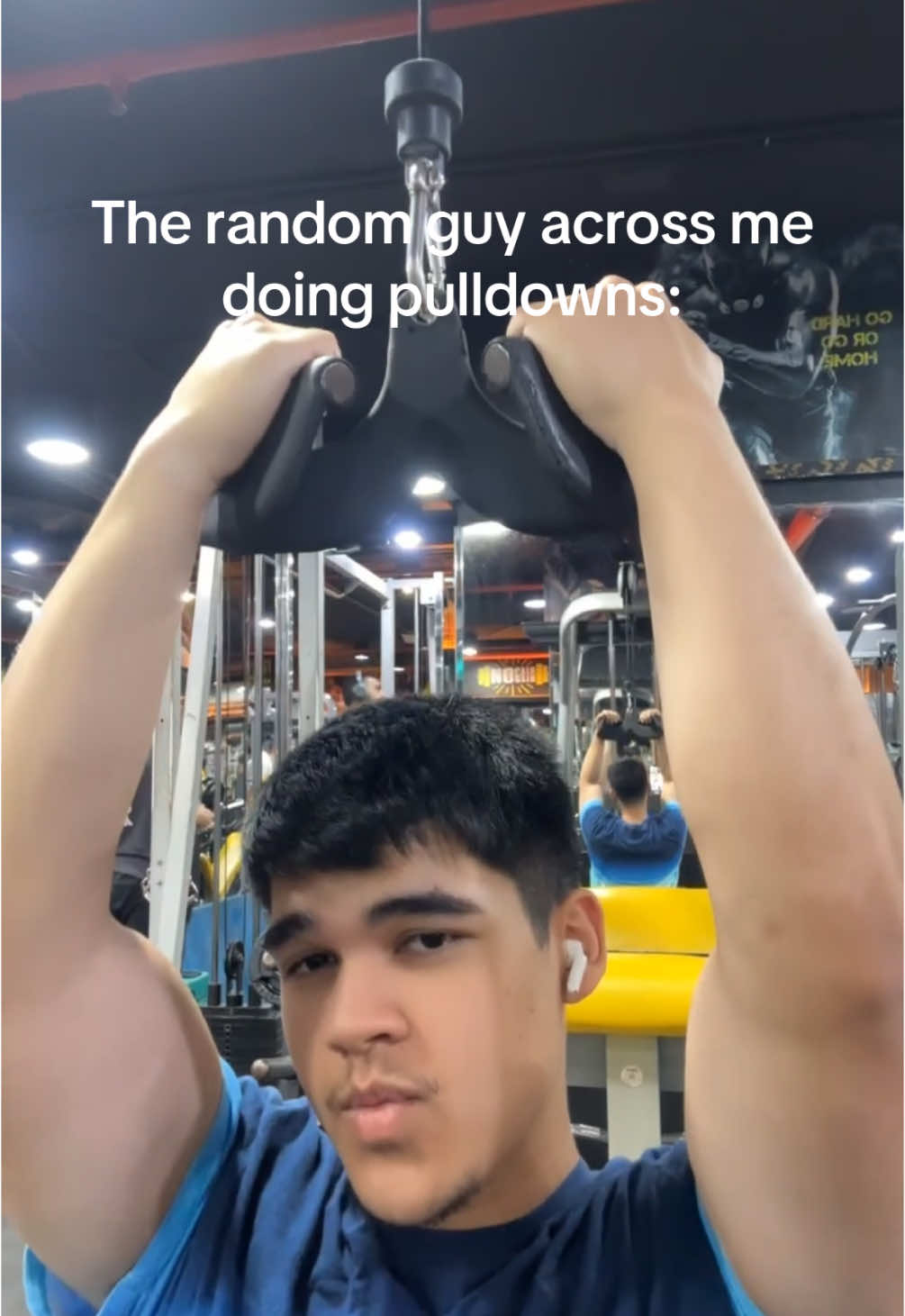 They always stare for no reason 😭.                                                                         #gymhumor #relatablegym 
