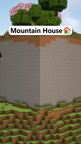 Minecraft Easy Mountain House 🏡#Minecraft #minecrafttutorial #minecraftbuilding