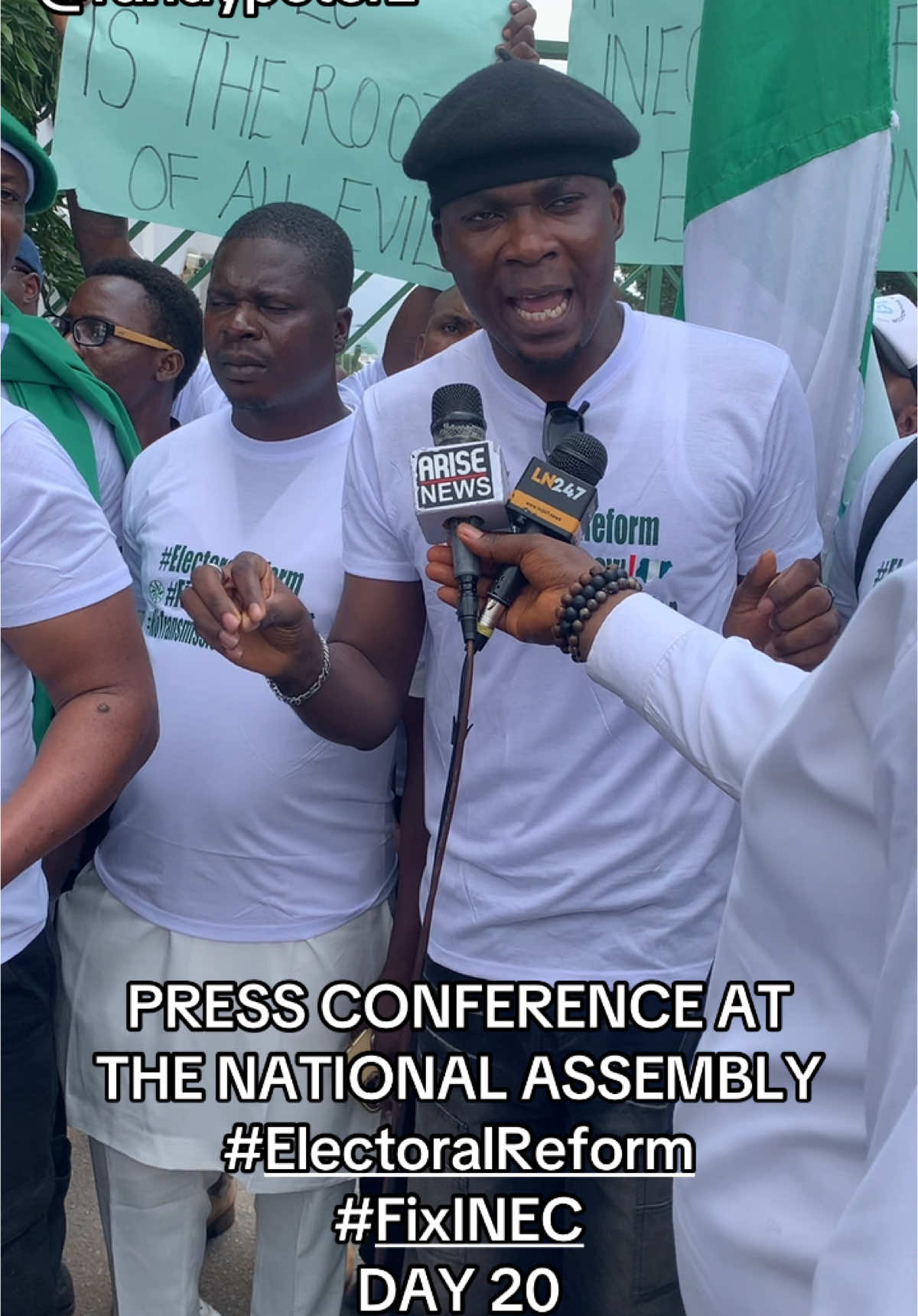 PRESS CONFERENCE AT THE NATIONAL ASSEMBLY  #ElectoralReform  #FixINEC 