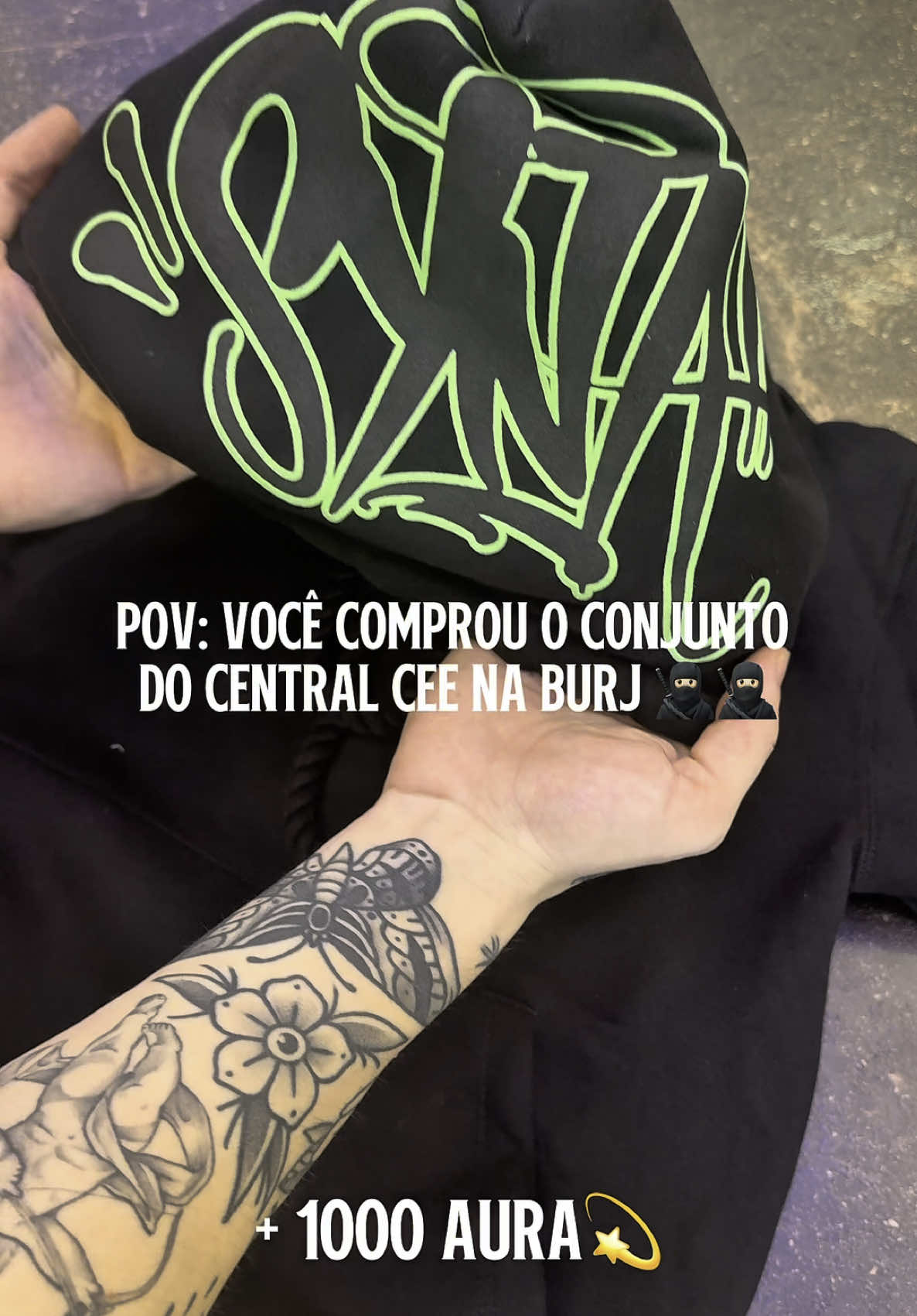 POV: VOCÊ COMPROU O CONJUNTO NA BURJ! 🥷🏻🥷🏻 esse ficou a++ família, se liga só… #fyp #fitcheck #syna 