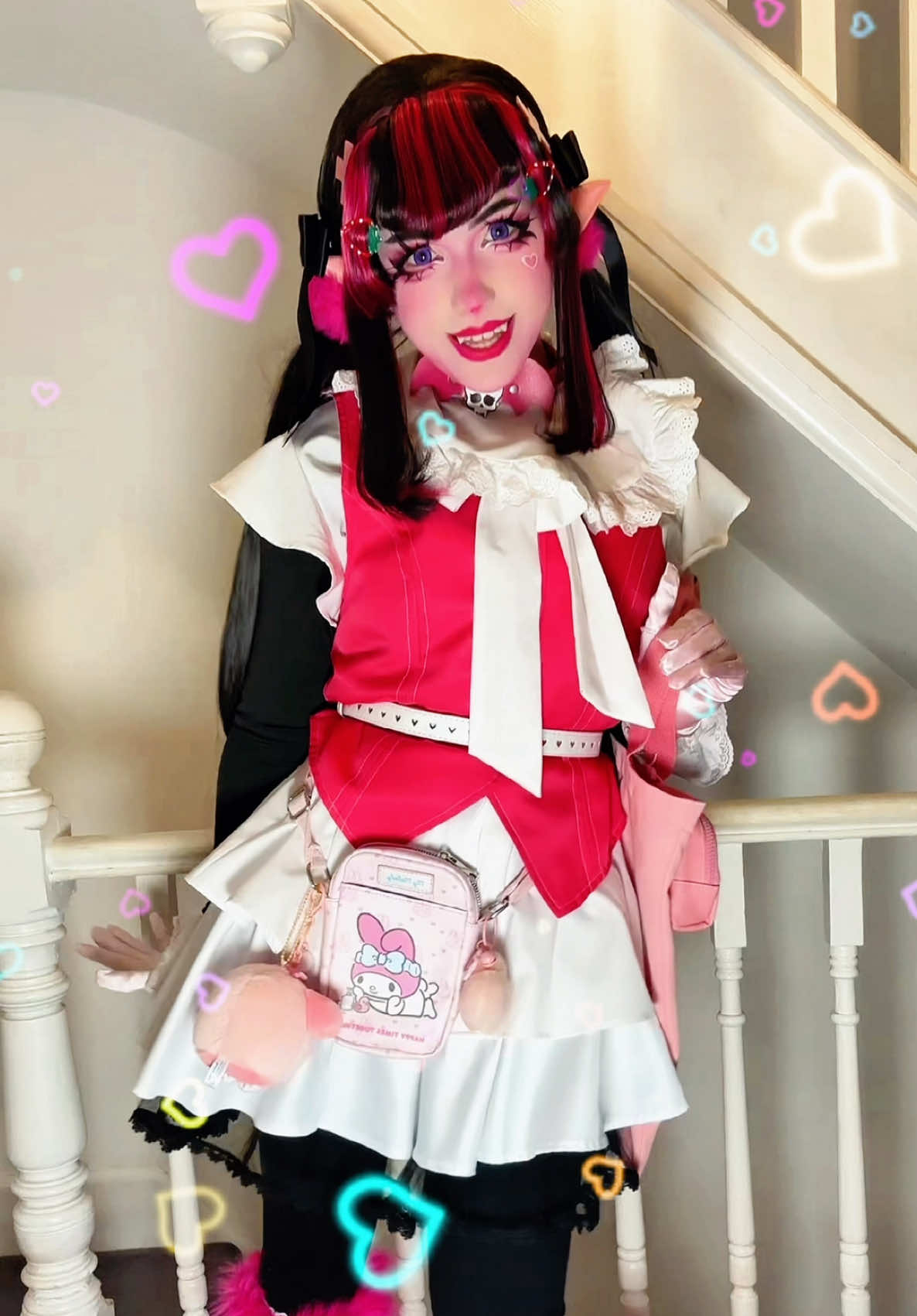 Draculaura! 🎀🎀 #monsterhigh#monsterhighcosplay#cosplay#monsterhighmakeup#monsterhighdolls#draculaura#draculauracosplay#draculauramonsterhigh#foryou#trend#mymelody#sanrio