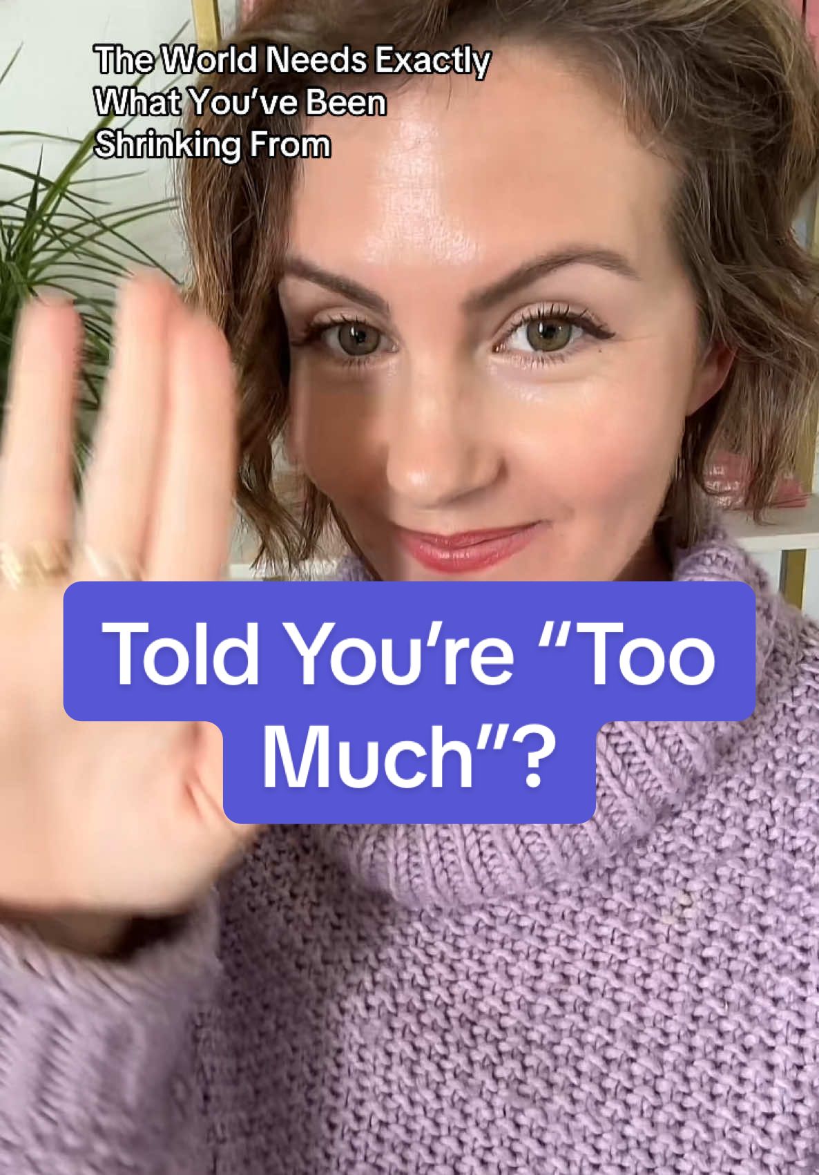 For those incredible big energy balls of fire out here in human form who feel pressure to fit in to belong… this pep talk if for us! 