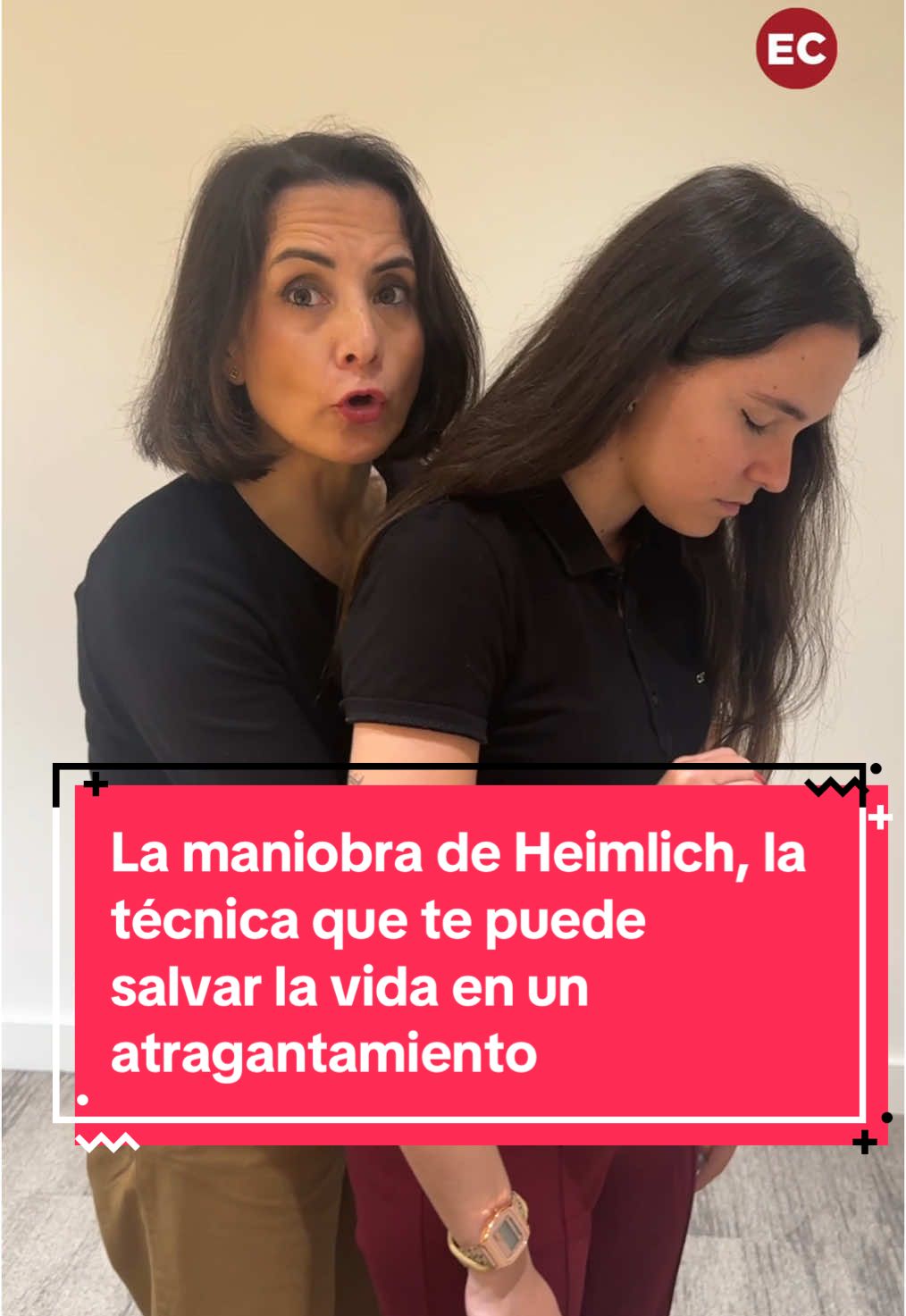 Aprende a hacer la maniobra de Heimlich, la técnica que te puede salvar la vida en un atragantamiento 🥵 Los atragantamientos ya son la segunda causa de muerte no natural en nuestro país por delante incluso de los accidentes de tráfico, por eso es muy importante saber cómo actuar en esta situación. 🫸🏽 La maniobra de Heimlich es la técnica más rápida y eficaz en caso de atragantamiento y aprender a hacerla correctamente puede salvarle la vida a la persona que tienes a tu lado, a un bebé e incluso a ti mismo.  💬¿Te la han tenido que hacer alguna vez? ¿Las has hecho tú? ✍🏼 Fuente: @cruzrojaesp