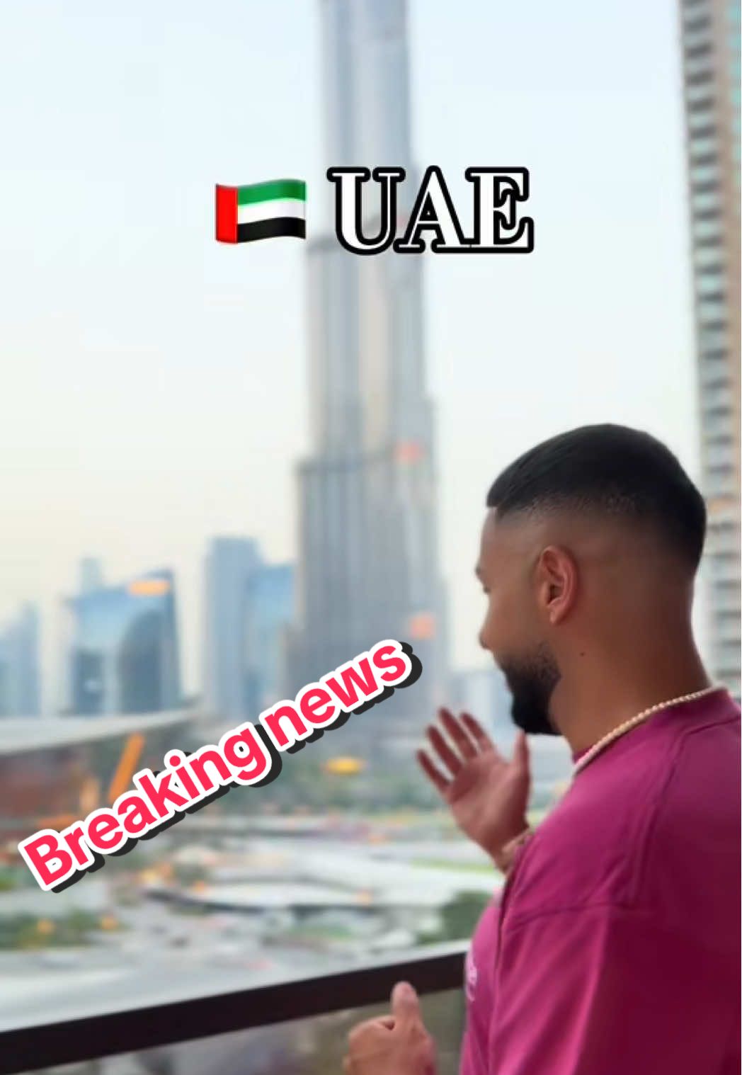 outside the tallest building in the world #burjkhalifa to proudly announce our expansion to you @rezarved mena 🤩 #fyp #bigdreams #dubai 