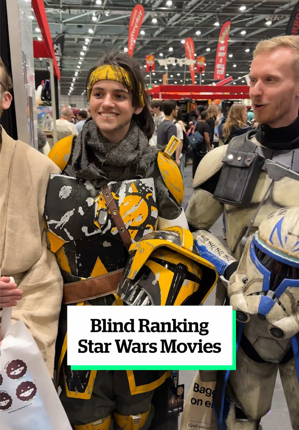 Blind ranking: Star Wars edition 👀 #comicon #blindranking #anewhope #thelastjedi #thephantommenace #starwarsfan 