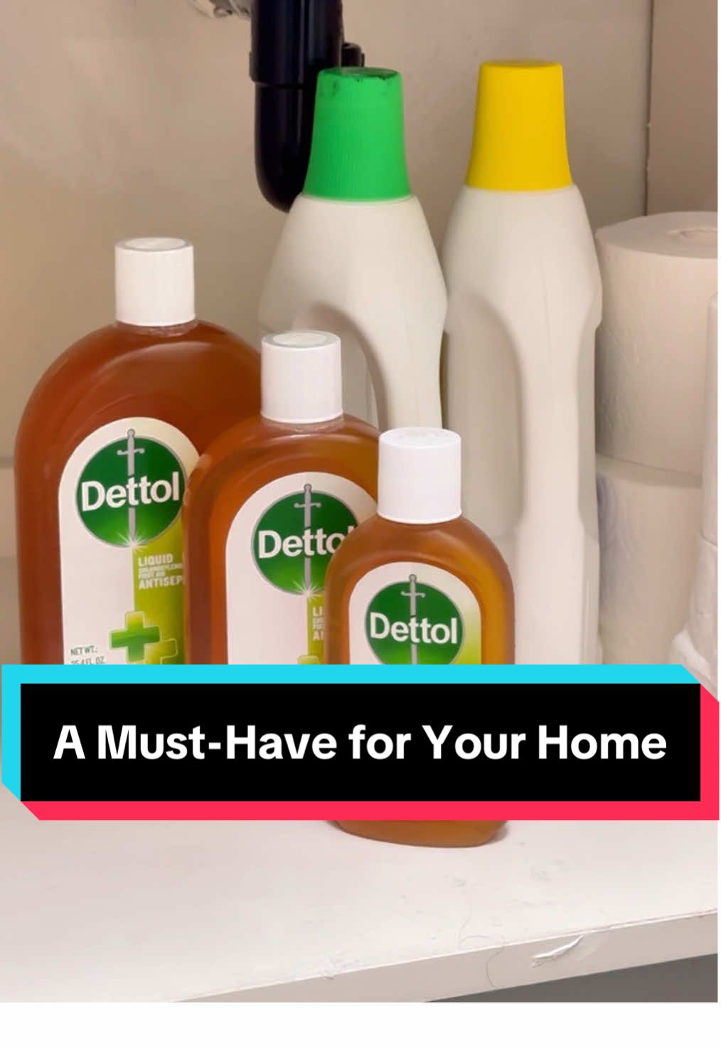 Dettol Antiseptic is Essential for Every Household #dettol #dettolantisepticliquid #tiktokmademebuyit #cleaninghacks #tockone 