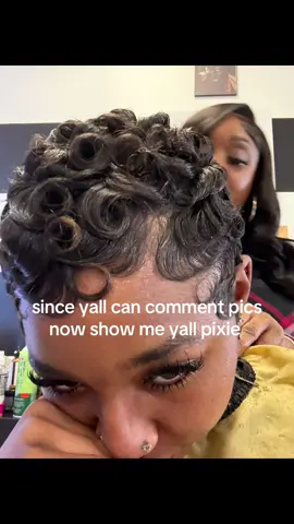 #pixiecut #fyp #pictures #sideprofile #shorthair #shark #Summer #pixiecutblackwomen #pixie 