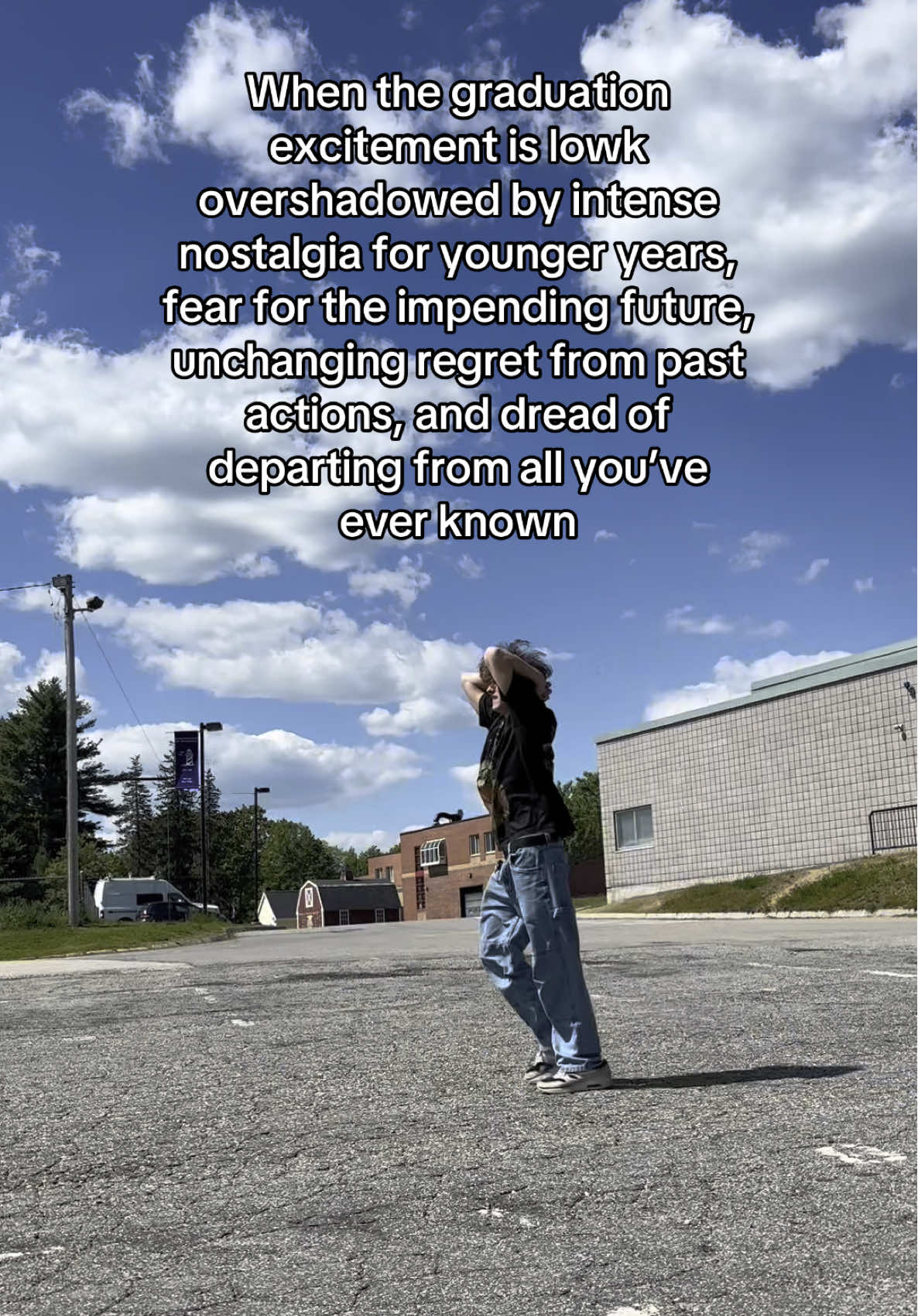 Ts a weird feelings twin #graduation #senioryear #classof2025 #growingup #nostalgia 