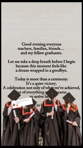 Replying to @fay_nyarjaduongReading | Graduation speech 🎓  #reading #foryoupage❤️❤️ #algeria #for 