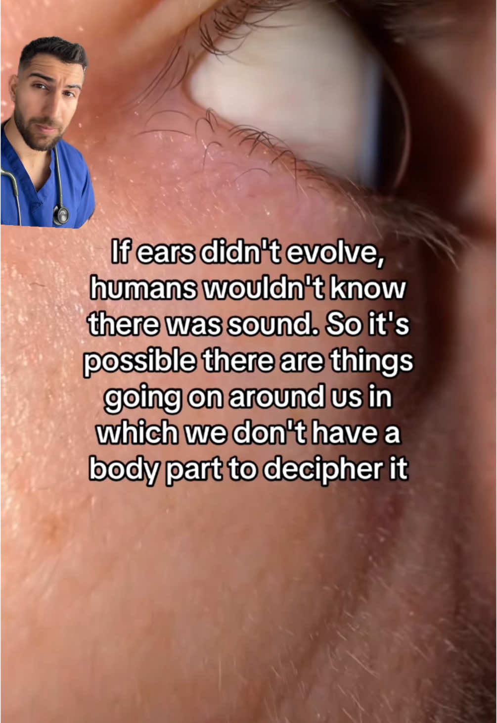 “It Exists But We Can’t Perceive It” #really Source: @kirkiimad  There are many phenomena in the world that exist beyond the range of our natural senses—one intriguing example is the concept of 
