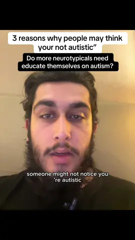 Here are 3 reasons why people may not think your autistic: #autism #autisticpeople #autismmasking #autismstereotypes  