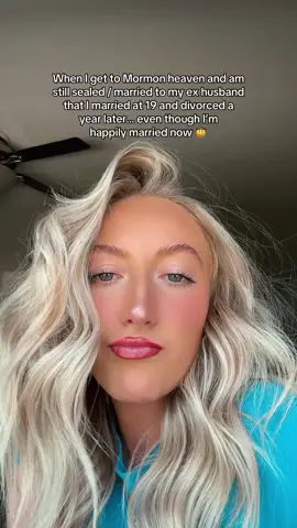 and don’t even get me started on how much pressure we had to get married in the first place 🥲 #mormon #exmormon #exmormontiktok #mormonculture #mormonbeliefs #exmo #templesealing #religiontrauma 