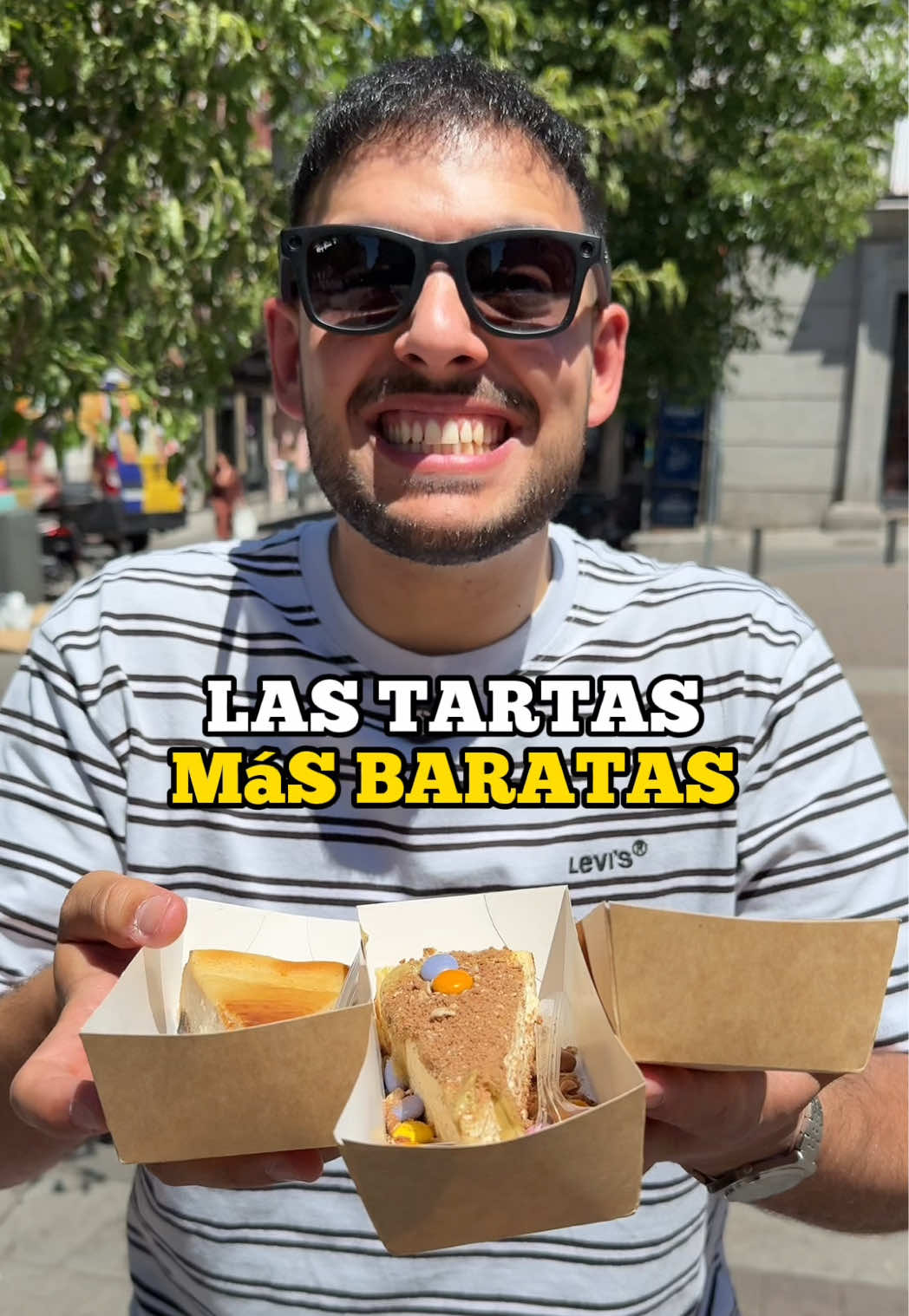 Tartas de queso 🎂 Más Baratas de España. ¿Mantendrán ese precio para siempre? 🤔 Ese es el objetivo de Roger y su novia Laura, que con solo 22 años ya tienen 3 locales y más de 30 empleados en España 😱. 📌 @99cheesecake  ⭐️ 4,8 sobre 5 en Google Maps. 🗺️ C. de Don Felipe, 4, Centro, 28004 Madrid. #tartadequeso #españa #comida #pedrocomunidadcomida #comunidadcomida