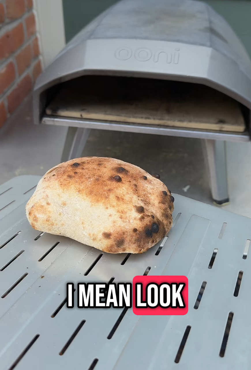🤤 #ooni #oonipizzaoven #pita 
