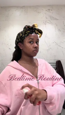 Amazing sleep starts with an amazing routine  Cleanser @La Roche-Posay  Moisturiser and serums @The Ordinary Store  Lip balm @Makeup Revolution  Body mist @Sol de Janeiro  #nighttimeroutine #blackgirl #fyp 