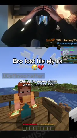 Both the worst and best experiences on the donut smp 😭😭 #donutsmp #Minecraft #java #drdonut #fyp #funnymoments #serveradmin 