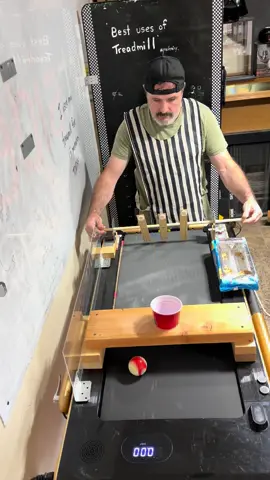 Cookie gone airborne. #cookie #treadmill #trickshot