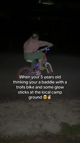 I mean. I think she is 😏✌🏼😎 #rosie #five #mygirl #camping #camper #campgroundvibes #bicycle #kidsoftiktok #kidstiktok #fyp #fypシ #foryoupage #viral #tiktok #girlmom #girls 