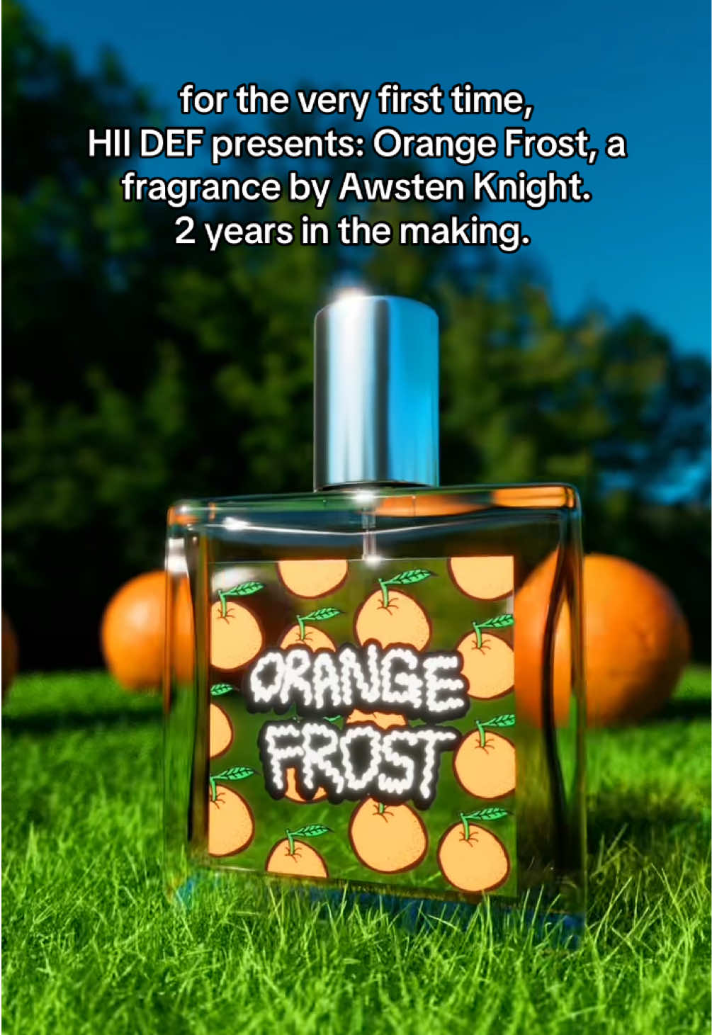 MAKE SOME NOISE. I SURE AM. LYING ON THE FLOOR YELLING.  #hiidef #orangefrost #fragrance 