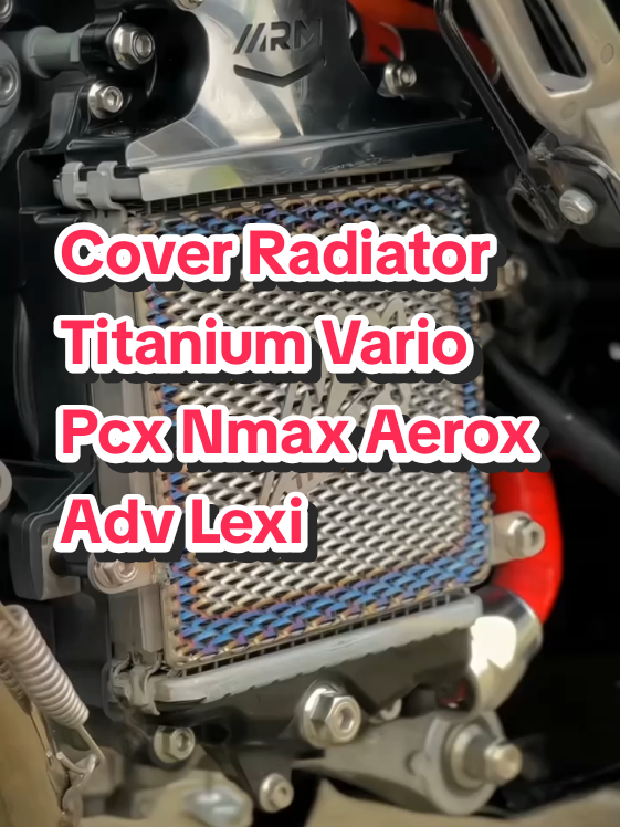 Cover Radiator Titanium Premium Anti Karat Vario Pcx Nmax Aerox Adv Lexi #coverradiatortitanium #cover radiator titanium vario 125 new #cover radiator titanium adv 160 #coverradiatortitaniumnsa 