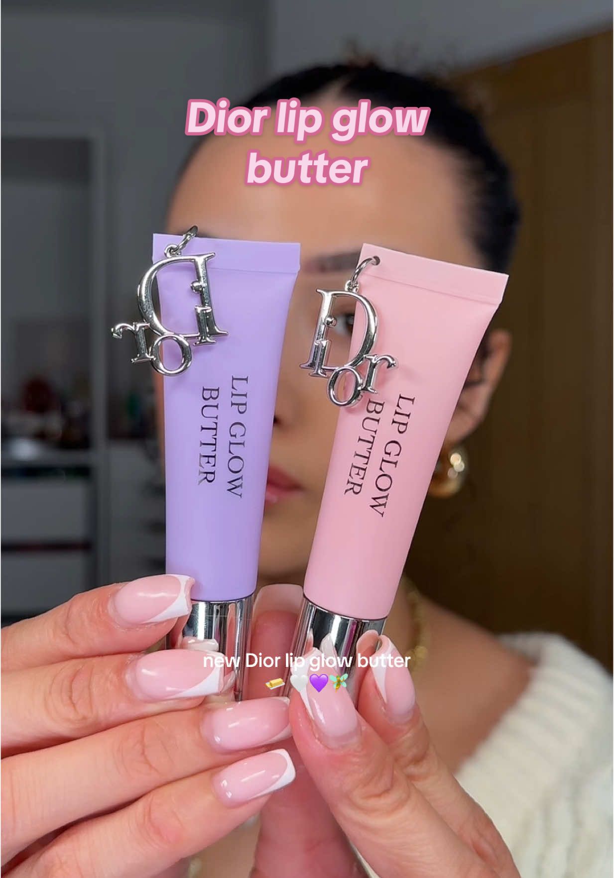 ahhh this formula…👀☺️🤩 @Diorbeauty everything from the formula to the shade to the PACKAGING🫦😍😍 10/10 What shade is your fave?  #dior #diorbeauty #diorlipbalm #diorlipglowbutter #newmakeup #makeup #lipswatch #lipbalm (not an ad, purchased myself, no obligation to post)