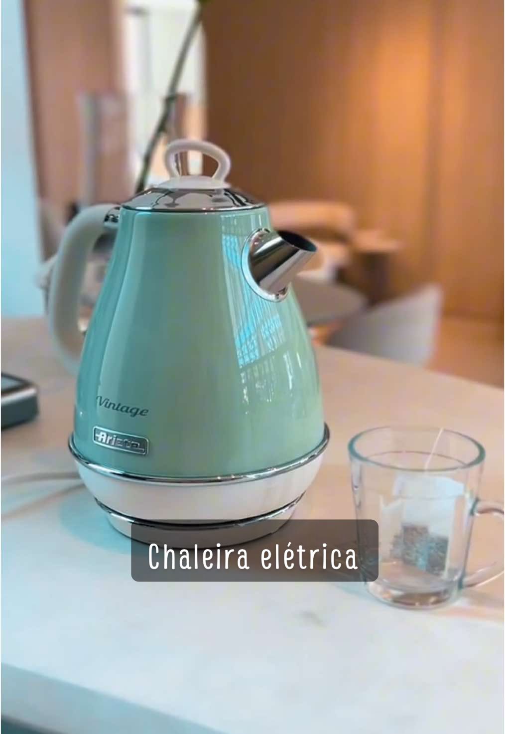 Sou suspeita ao fazer qualquer elogio, porque sou literalmente  apaixonada nos itens da ARIETE 😍 #ariete #chaleiraeletrica #enxoval #casanova #apartamento 