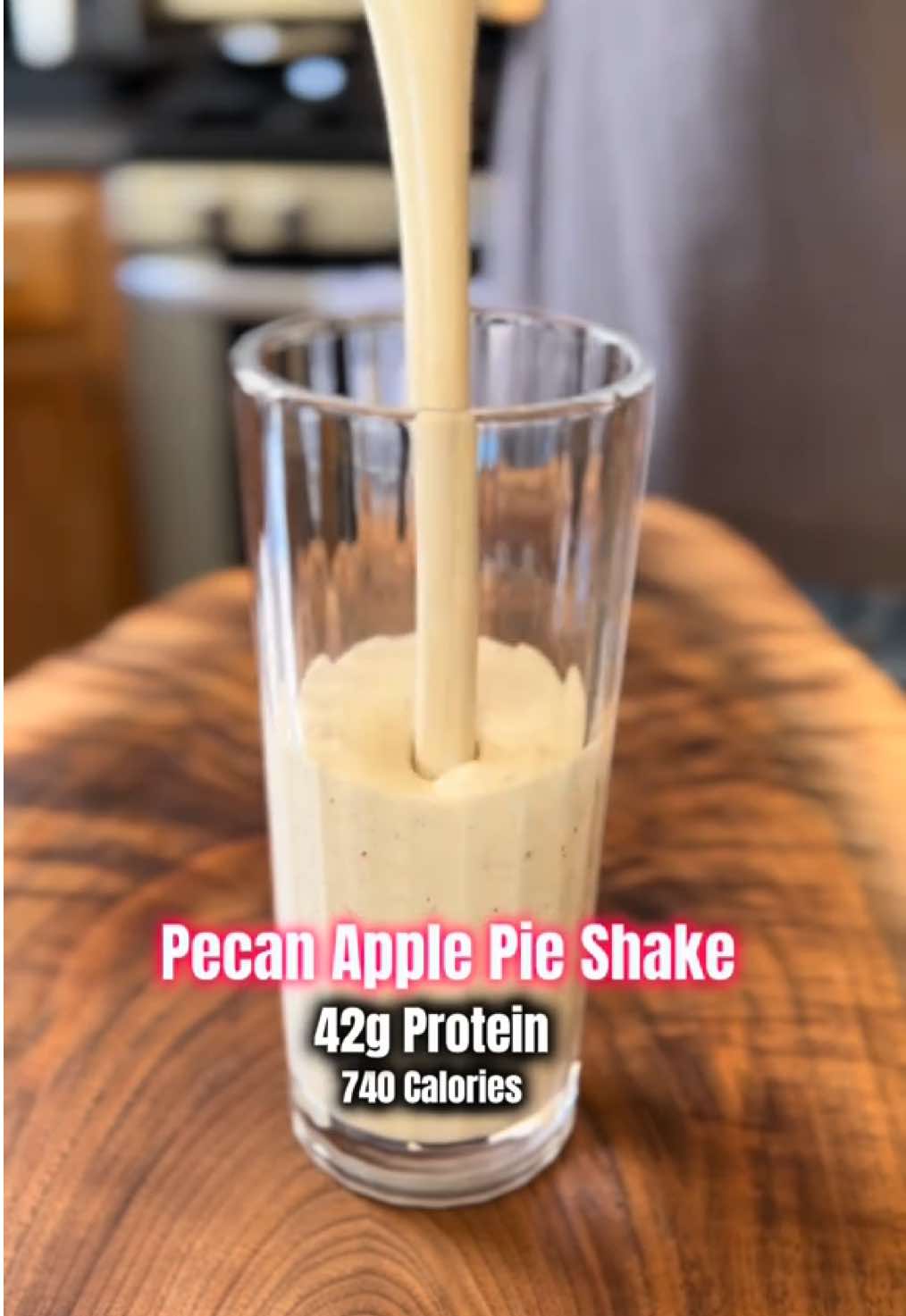 Pecan apple pie protein shake recipe! #proteinshake #foodrecipe #Recipe #protein #foodlovers #GymTok #Fitness #GymLife #smoothie #applepie #proteinsmoothie #foryoup 