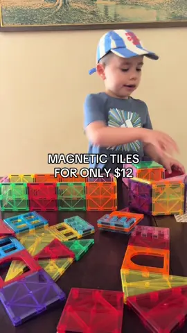 Endless fun for only $12 😱😱😱 #fyp #magnetictiles #magnetictileset 