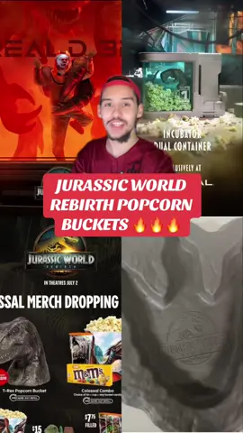I NEED THIS REGAL BUCKET 🔥 #fyp #foryou #jurassicpark #jurassicworldrebirth #jurassicworld #popcornbucket 