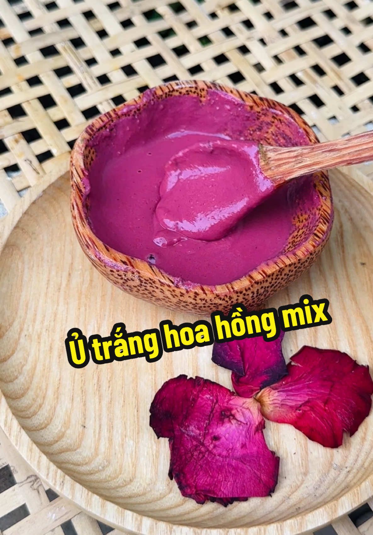 Ủ trắng hoa hồng mix #bottamtranghoahong 
