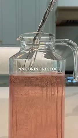 pink drink restocks! 💕💗⚡️🥤🫧 #asmr #asmrsounds #restock #satisfying #organizedhome #restocked #organized #pink #pinkaesthetic #bloompartner @Bloom Nutrition 