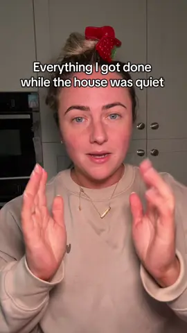 Everything I got done while the house was quiet 🤭