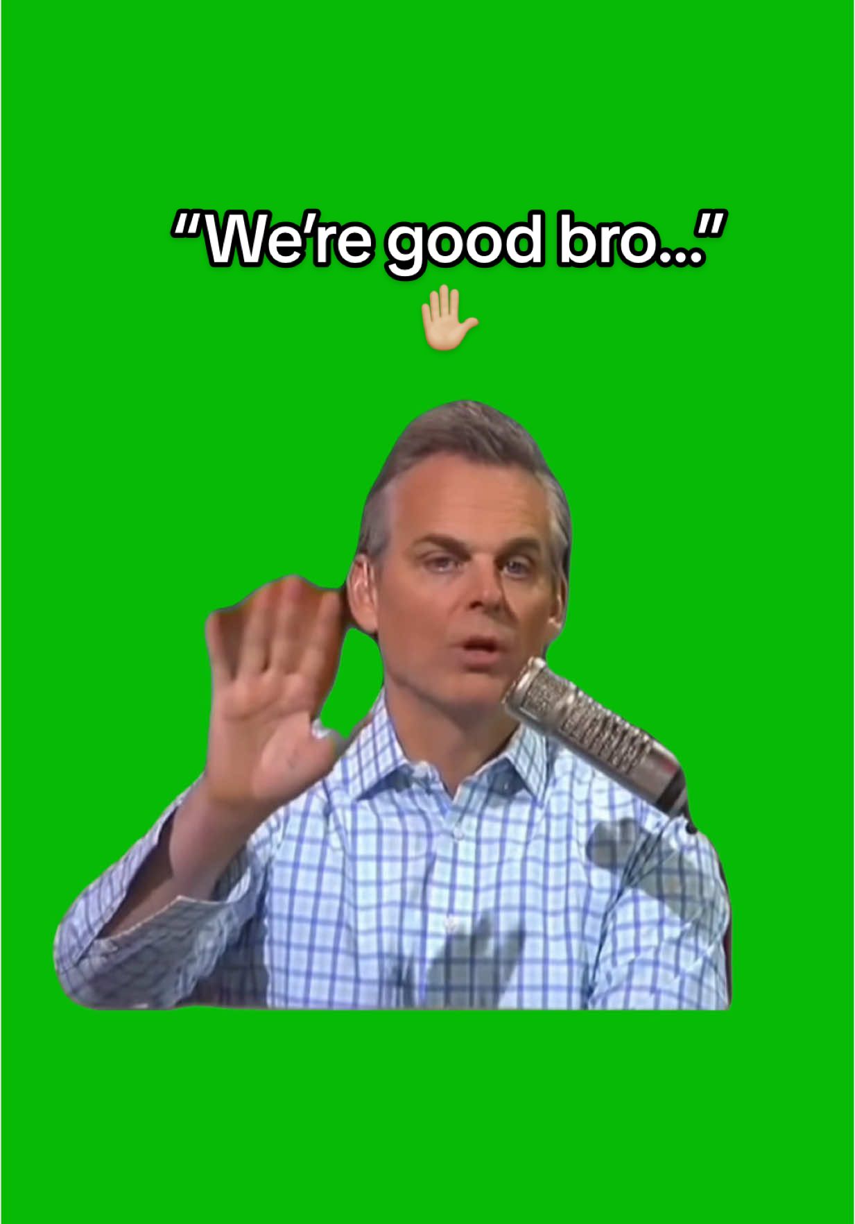 “We’re good bro…” meme green screen capcut template #meme #viralmeme #memes #memecut #greenscreenmemes #capcuttemplates #CapCut 