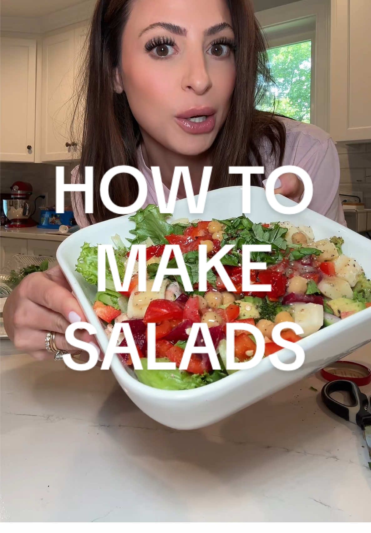 no more plain & boring salads. #lunch #salad #chickensalad #highprotein #healthy #weightloss #diet #lowcarb #lunchideas #mom #sahm #fyp 