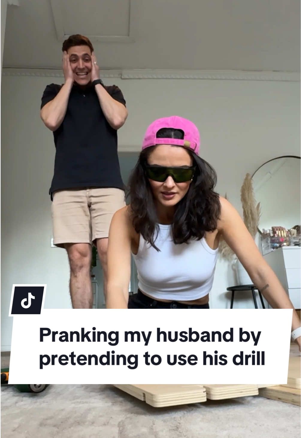 The way he panicked though 🤣🤣🤣 #marriagehumor #couplescomedy #marriagecomedy #husbandandwifecomedy #couplereels #prank #husbandwifecomedy #husbandwifejokes #husbandhumor #wifehumor #funnycouples #couplecomedy 