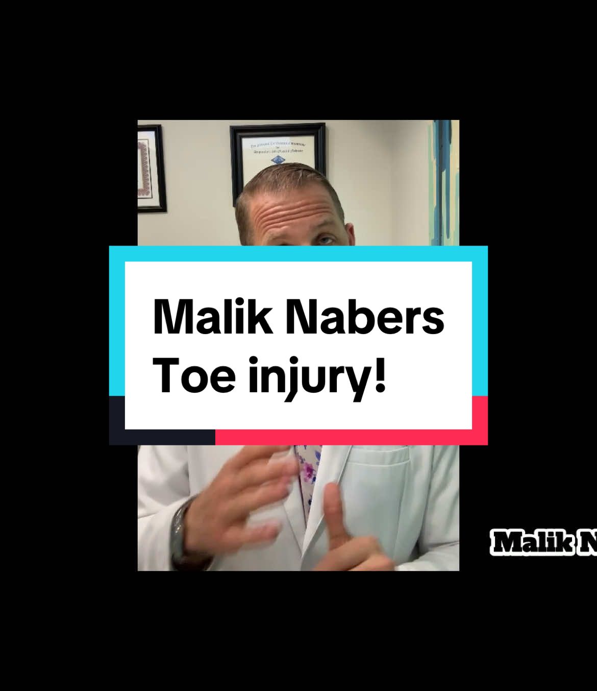 Doctor explains Malik Nabers injury! #maliknabers #nygiants #fantasyfootball 