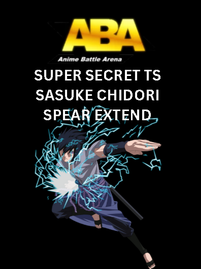 SUPER SECRET SASUKE SHIPPUDEN CHIDORI TRUE SPEAR EXTEND TECH  || #aba #animebattlearena #sasuke #sasukeuchiha #naruto #narutoanime #anime #animetiktok #robloxfyp #roblox #100to0 #roster #newtech #lab