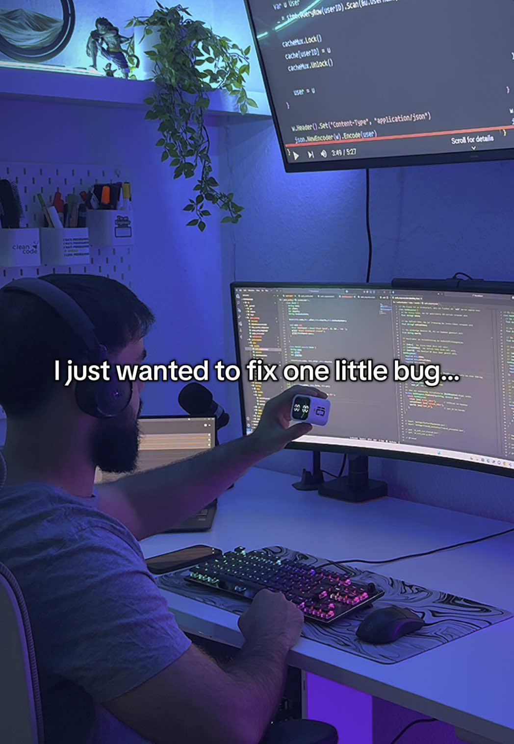 I just wanted to fix a bug. Now it’s 3 AM… and I’m questioning my entire life. I told myself it would take 5 minutes. Then the error didn’t make sense. Then the docs made it worse. Then StackOverflow gave 4 different answers. Then I tried a workaround that broke the entire app. Now I’m here — 300 tabs open, caffeine in my veins, but somehow… still pushing. Because this is the real dev journey. Not always clean. Not always fast. But always real. And somewhere between the chaos and the confusion, you realize: you’re getting better. One bug, one night, one breakthrough at a time. Keep going — this is where the level-up happens. — #bugfixing #programminglife #developergrind #debugging #midnightcoding #coderlife #stackoverflowwarrior #flutterdev #csjourney #learnprogramming #softwareengineer #devstruggles #chatgptdev #vibecoding #realcoderenergy #nightshiftdev #codeaddict #techgrind